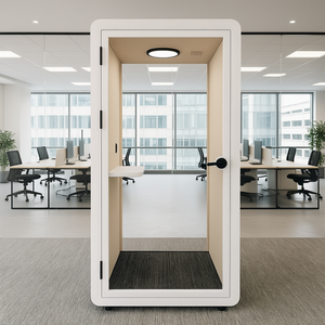 Cabines de bureau acoustiques modulaires Solo HIPOD pour une isolation phonique et un confort améliorés dans l'espace de travail - Product Image 3