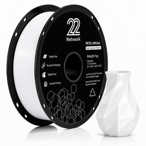 Filament PETG Blanc 22 Network en Gros, 1,75 mm, 1 kg, Haute Résistance, Plastique pour Imprimante 3D - Product Image 1