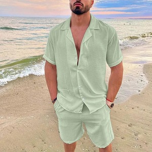 Camisa de Playa Casual de Verano para Hombre, Talla Grande, Manga Corta, Estampado de Palmeras, Diseño Hawaiano Transpirable en 3D - Product Image 6