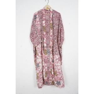 Robe Kimono Vintage en Soie à Motifs Floraux pour Femme, Peignoir Thermique pour le Bain, Tenue de Plage Estivale, Maillot de Bain, Vêtement de Nuit/Domestique - Product Image 5