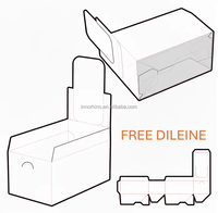 Boîte de présentation de comptoir en papier prête à l'emploi avec lamination mate écologique et déchirable pour sachets et pochettes de vente au détail