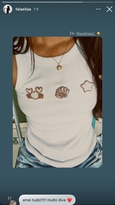 Top con Diseño de Peces y Cuentas, Top Casual de Verano con Bordado de Cuentas - Product Image 3