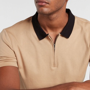 2025 nuevo diseño de algodón fino para hombre para Polo logotipo personalizado cuello vuelto con patrón sólido precio al por mayor - Product Image 4