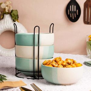 Tazón de Cerámica Premium, Elegante y Asequible, para Servir Sopa, Ensalada, Arroz, Pasta y para Uso en la Comida, por M/S SHAAD HANDICRAFTS - Product Image 6