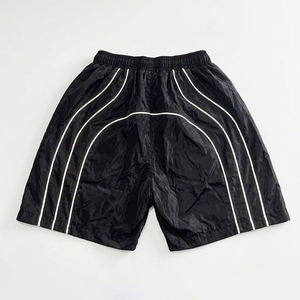 New RTS High Sales Custom Printed Logo Black High Quality Men's Nylon <b>Wind</b> <b>Breaker</b> Shorts Sets Stylish Men Set Streetwear Jacket - Product Image 5