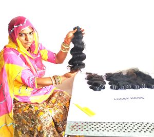 Extensions de cheveux Remy noirs naturels en gros Styles de vague de corps de temple indien fournisseur de tissage faisceaux de cheveux humains de haute qualité - Product Image 5