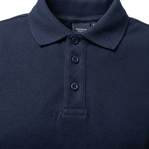 <b>Men's</b> Navy Blue Short Sleeve Cotton Polo Shirt Regular Fit Solid Color Casual Knitted Pique Breathable Design Plo Shirts for <b>men</b> - Product Image 6