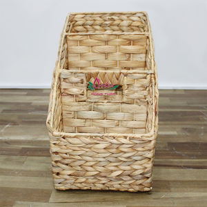 Revistero de jacinto de agua de algas marinas de artesanía de alta calidad, estantes de manualidades para el hogar y la Oficina - Product Image 6