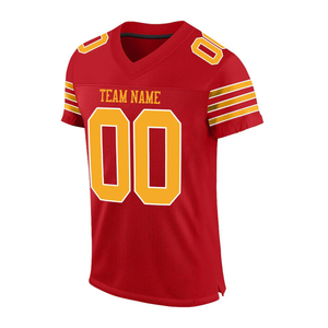 Maillot de football américain personnalisé à manches courtes, imprimé, respirant, avec logo personnalisé, en Spandex/Polyester pour les ligues - Product Image 3