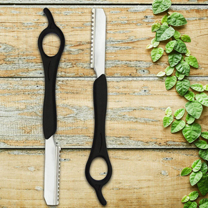 Professional Stainless Steel Hair Thinning <b>Razor</b> Salon Barber Texturizing Cutting Shaper <b>Razor</b> with Plastic Handle High Quality - Product Image 5