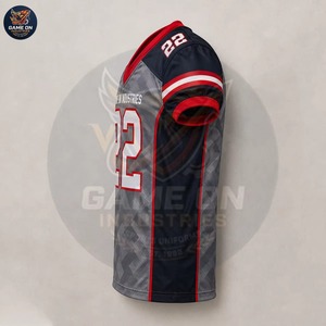Pantalones de Jersey para Equipo Adulto, Transpirables, Sublimados, que Absorben la Humedad, Ropa Deportiva de Entrenamiento, Servicio OEM ODM, Personalizados para Fútbol Americano - Product Image 3