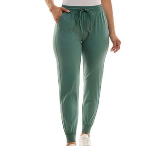 High Waist Wide Leg Joggers Winter Thickened Fitness Sweatpants Breathable 4-Way <b>Stretch</b> Cotton Fleece <b>Women</b> Jogger Pants - Product Image 6