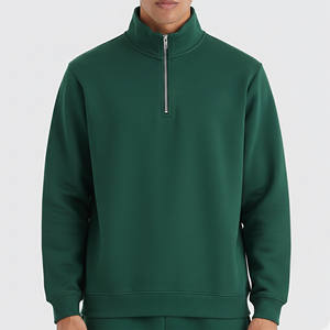 Sudadera Oversize de Algodón 100% Grueso con Forro Polar, Hombros Caídos, Logotipo Personalizado, Apliques y Costuras en Contraste para Invierno - Product Image 2