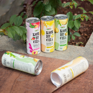 เครื่องดื่ม Kombucha-รสพีช250มล. น้ำผลไม้แท้ไม่ใส่น้ำตาล-เวียดนามคุณภาพสูงต่ำโมคฮาลาล ISO - Product Image 4