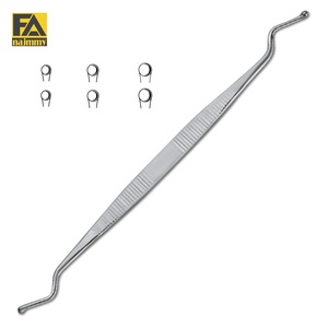 Curette Martini 00 en acier inoxydable, instrument chirurgical certifié CE, pour usage en chirurgie générale, prix de gros, logos et designs personnalisés - Product Image 3