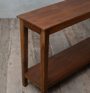 Mesa Consola de Madera Escultural Moderna con Base Orgánica Artística, Mesa de Entrada Contemporánea para Sala de Estar o Pasillo - Product Image 2