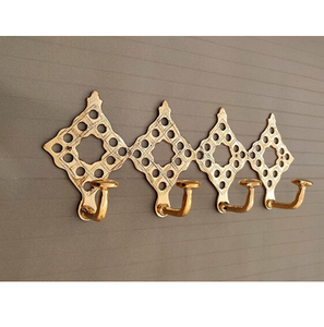 Pure Brass Hook Hanger Set For Bedroom Door Hanger For Pant Coat Clothes Towel Hanging 5 Hooks At <b>Cheap</b> Price - Product Image 6