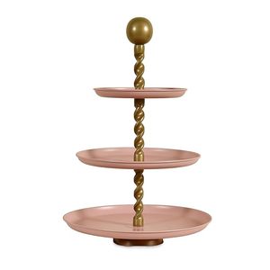 Soportes para Pastel de Boda, Tipo Lujoso, Soporte Metálico para Pastel de Tres Niveles, Soportes para Exhibición de Pasteles a Precio Accesible - Product Image 2