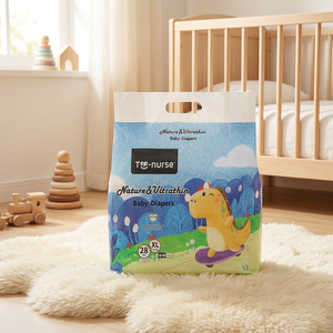 Premium Ultra Thin Disposable Baby Diapers High Absorbency Super Soft Cotton Baby Nappies with 3D Leak Guard Factory Wholesale P - Product Image 1