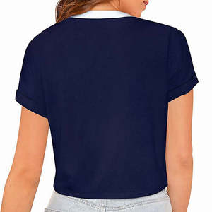 Camiseta Corta con Estampado de Moda, Top Corto Sexy de Manga Corta para Mujer 2025 a Precio de Mayoreo - Product Image 2