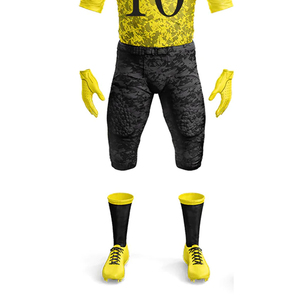 Uniforme de football américain sur mesure de haute qualité avec des hauts brodés, nouveau design, uniforme de football américain personnalisé - Product Image 5