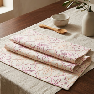 Natural Cotton Table Mat Eco Friendly Reusable Dining <b>Placemat</b> | Durable Washable Kitchen Home Restaurant Wholesale Supply Mats - Product Image 6