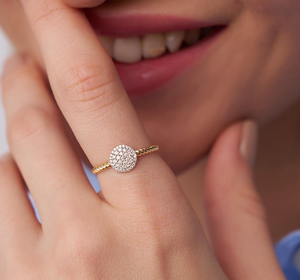 Anillo de Diamantes de Varias Piedras Cultivadas en Laboratorio, Certificado por IGI, de Oro de 14 Quilates, Estilo Vintage, para Boda, Joyería de Moda Chapada en Oro para Mujer - Product Image 5