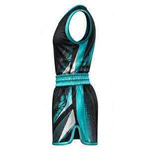 Uniforme de Muay Thai Personalizado al por Mayor, Diseño Sólido, Poliéster/Satén, Transpirable, Tallas Grandes, Logotipo Frontal Personalizado, Alta Calidad - Product Image 3