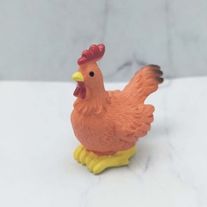 Resin <b>Mini</b> Rooster Ornament Chicken Figurine Dollhouse Decoration Farm Theme <b>Table</b> Accent - Product Image 1