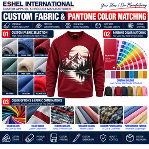 Sweat-shirts graphiques en polaire polyester, usine de vêtements en marque blanche pour commandes de marques personnalisées pour les marques de vêtements mondiales - Product Image 6