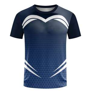 Camiseta de Franela Tejida para Hombre, 100% Algodón, Cuello Redondo, Deportiva, de Verano, Manga Corta, Corte Regular, Secado Rápido, Estilo Vintage, para Bádminton - Product Image 5