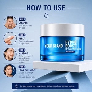 Gel Facial Hidratante de Marca Privada OEM para una Piel Profundamente Hidratada, Fresca, Radiante y sin Sensación Pegajosa - Product Image 5