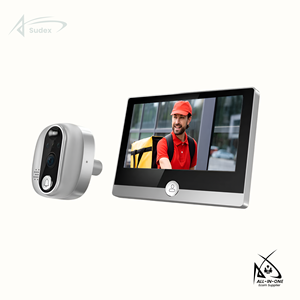 ซูเด็กซ์โทรศัพท์ประตูวิดีโอแบบฟูลเอชดีขนาด 4.3 นิ้ว ความละเอียด 2MP พร้อมระบบตรวจจับความเคลื่อนไหว PIR เสียง 2 ทิศทาง การตรวจสอบระยะไกล และการมองเห็นในเวลากลางคืน - Product Image 6