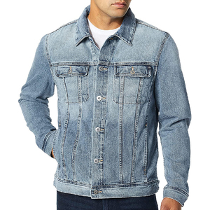 <b>Top</b> Fashion Hot Sale Custom Label Competitive Price Factory Made Premium Quality Men's Denim Jackets - Product Image 2