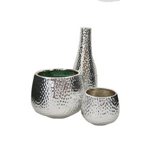 Macetas niqueladas para suelo y mesa, jarrones de flores de alta calidad, macetas elegantes, modelo TCD, suministro, excelente juego de jarrones - Product Image 1