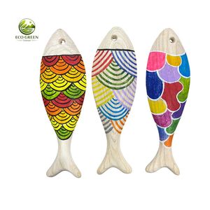 ชุดงานฝีมือ DIY ของตกแต่งรูปปลาไม้สำหรับเด็กและครอบครัว - Product Image 4