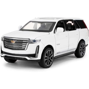 Modellino Auto SUV Escalade in Scala 1:32, Veicolo Giocattolo in Lega di Zinco con Funzione Pull-Back e Suono, Compatibile per Collezionisti di Auto - Product Image 1