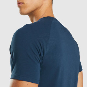 OEM Service Custom Printed Design Men's Gym T-Shirts Loose Fit Top Quality Wholesale Price 100% Cotton Gym T-Shirts For Men - Product Image 5