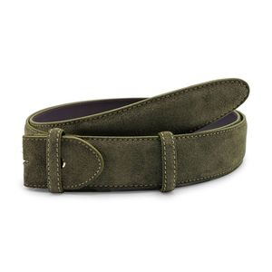 Genuine HandCrafted Suede Leather <b>Vintage</b> Western Pin Buckle <b>Belt</b> with Alloy Buckle and Premium Finish - Product Image 2
