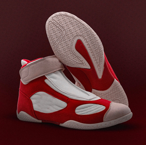 Chaussures de lutte professionnelles en maille, légères, respirantes, antidérapantes, pour l'entraînement sportif, avec maintien de la cheville, été - Product Image 5
