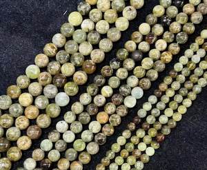 Cuentas de Jaspe Verde Natural Liso, Cuentas Sueltas de Tsavorita Certificadas por IGI, Hilo de 15 Pulgadas para Fabricación de Joyas, Proveedor Mayorista - Product Image 6