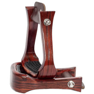 Étriers en bois de haute qualité de style western avec options personnalisables - Product Image 1