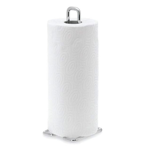 Attractive Design Matte Black Stainless Steel <b>Paper</b> Towel Holder With Heavy Duty Base <b>Kitchen</b> Stand For Countertop Organization - Product Image 3