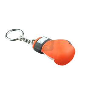 Llavero de Cuero con Logotipo Personalizado al por Mayor, Llavero de Alta Calidad con Diseño de Guantes de Boxeo, Color Personalizado - Product Image 5