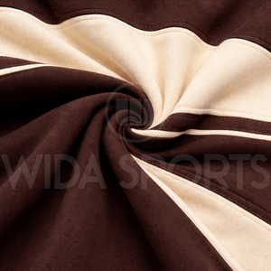 ชุดเซ็ตฮู้ดดี้แทรคสูทผ้าฝ้ายแท้ 100% สีน้ำตาลแบบซิป สไตล์สตรีทแวร์และแอธลีเชอร์ สำหรับผู้ชายและผู้หญิง  ลดราคาพิเศษ รับผลิตตามแบบ OEM - Product Image 6