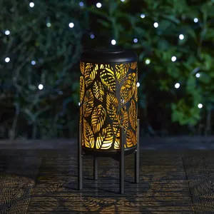 Portavelas rústico de Navidad para decoración de casas de campo, faroles de metal de fabricación india a precio asequible. - Product Image 5