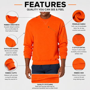 Nueva Colección 2026: Sudaderas con Estilos de Moda, Suéteres Casuales para Todas las Temporadas, 100% Algodón Felpa - Product Image 6