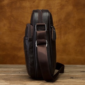 Sacs à bandoulière unisexes en cuir véritable, pliables, avec fermeture éclair, couleur personnalisée, grande capacité, mode féminine, imperméables, légers - Product Image 5