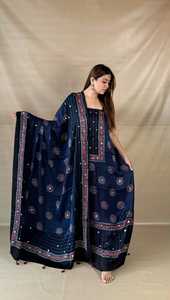Black Layered Abaya <b>Dress</b> Plus Size Islamic Long <b>Dress</b> Square Neck Muslim Women Apparel - Product Image 2