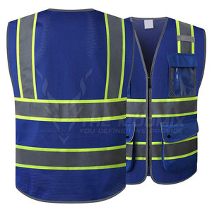 Chaleco de Trabajo de Alta Visibilidad, Resistente, Transpirable, de Poliéster, con Múltiples Bolsillos, para Seguridad Industrial y Trabajo al Aire Libre 2026 - Product Image 6